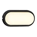 LED Outdoor Wall luminaire CUBA ENERGY OVAL, 6,5W, 3000K, IP54, black