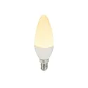Nordlux LED Leuchtmittel SMART E14, C35, 4,9W, 2200-6500K, 450lm, dimmbar, weiß
