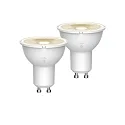 Nordlux LED Smart Reflector lamp, set of 2, GU10, 4,5W, 2200-6500K, 10-380lm, white