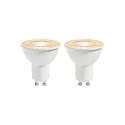 Nordlux LED Smart Reflector lamp, set of 2, GU10, 4,5W, 2200-6500K, 10-380lm, white