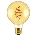 LED Leuchtmittel DECO G125 SPIRAL, E27, 4,9W, 2200K, 400lm, dimmbar, gold
