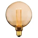 Nordlux LED Filament light bulb RETRO DECO Globe, E27, 3,5W, 1800K, 120lm, glass gold, dimmable