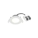 Nordlux LED Downlight SIEGE Einbauleuchte, 4,7W, 3000K, 345lm, IP65, dimmbar, weiß