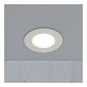 Nordlux LED Downlight SIEGE Einbauleuchte, 4,7W, 3000K, 345lm, IP65, dimmbar, weiß