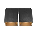Nordlux ceiling luminaire ETHAN 2 flames GU10 IP20, black matt 
