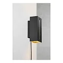 Nordlux LED Wandleuchte CURTIZ, 4,5W, 2700K, 830lm, IP20, dimmbar, schwarz