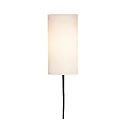 Nordlux wall luminaire MONA IP20, black, white dimmable