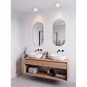LED Badleuchte LANDON, 6,5W, 2700K, 600lm, IP44, dimmbar, weiß