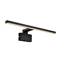 LED Spiegelleuchte MARLEE, 8,9W, 3000K, 800lm, IP44, schwarz