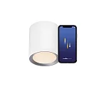 Nordlux ceiling luminaire LANDON LONG SMART app control IP44, white dimmable