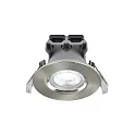 Outdoor LED Einbau-Downlight DON SMART, IP65, 4.7W RGB + 2200-6500K 320lm, Bluetooth steuerbar, dimmbar, nickel gebürstet