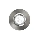 Nordlux Outdoor LED Einbau-Downlight DON SMART, IP65, 4.7W RGB + 2200-6500K 320lm, Bluetooth steuerbar, dimmbar, nickel gebürstet