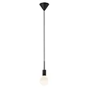 Pendant luminaire PACO, 1 flame, E27, black