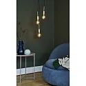 Nordlux Pendant luminaire PACO, 3 flames, E27, brass