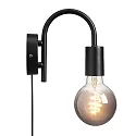 Nordlux Wandleuchte PACO, E27, schwarz