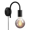 Nordlux Wandleuchte PACO, E27, schwarz