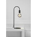Table lamp PACO, E27, black