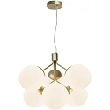 Nordlux Pendant luminaire IVONA, 6 flames, E27, brass