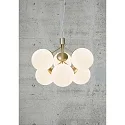 Nordlux Pendant luminaire IVONA, 6 flames, E27, brass