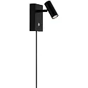 Nordlux LED Wall luminaire OMARI, 3,2W, 2700K, black