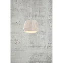 Pendant luminaire DICTE 40, E27, beige