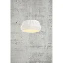Pendant luminaire DICTE 53, E27, white