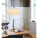 Pendant luminaire DICTE 53, E27, white