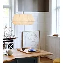 Pendant luminaire DICTE 53, E27, white