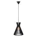 Pendant luminaire GROA 35, E27, black