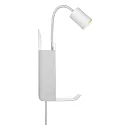 Wall luminaire ROOMI, GU10, white