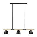 Nordlux Pendant luminaire THEO, 3 flames, GU10, black