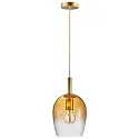Pendant luminaire UMA 18, E27, amber