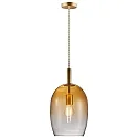 Pendant luminaire UMA 23, E27, amber
