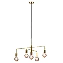 Nordlux Pendant luminaire GLOOM, 5 flames, E27, brass