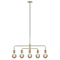 Nordlux Pendant luminaire GLOOM, 5 flames, E27, brass