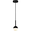 Pendelleuchte CONTINA, G9, opal, schwarz