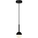 Pendant luminaire CONTINA, G9, opal, black
