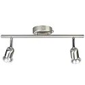 Nordlux Wand-/Deckenleuchte AVENUE 2 GU10, IP20, gebürsteter Stahl