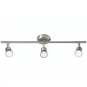 Nordlux LED Spot Schiene AVENUE LED, 3-flammig, GU10, IP20, Stahl gebürstet