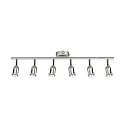Nordlux Wand-/Deckenleuchte AVENUE 6 GU10, IP20, gebürsteter Stahl