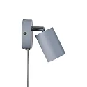 Nordlux wall luminaire EXPLORE with switch, adjustable, with lamp socket GU10 IP20, blue 