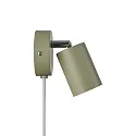 Nordlux wall luminaire EXPLORE with switch, adjustable, with lamp socket GU10 IP20, green 