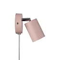 Nordlux wall luminaire EXPLORE with switch, adjustable, with lamp socket GU10 IP20, dusty pink 