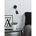 Nordlux Wand-Aufbaustrahler EXPLORE FLEX ARM, IP20, GU10, mit Schalter + 150cm Euro-Steckerkabel, schwarz