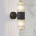 Nordlux outdoor wall luminaire KONYO E27 IP54, black matt dimmable