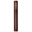 bollard lamp ALUDRA 95 E27 IP44, seaside metallic brown dimmable