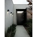 Outdoor Wall luminaire HEKA, E27, IP44, black