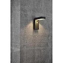 Nordlux LED Solar-Wandleuchte ALYA, eckig, mit PIR-Sensor (8 Meter), IP44, 5W 3000K 480lm, schwarz