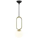 Pendant luminaire SHAPES 27, E27, brass