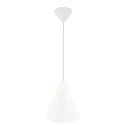Pendant luminaire NONO 23,5, E27, white
